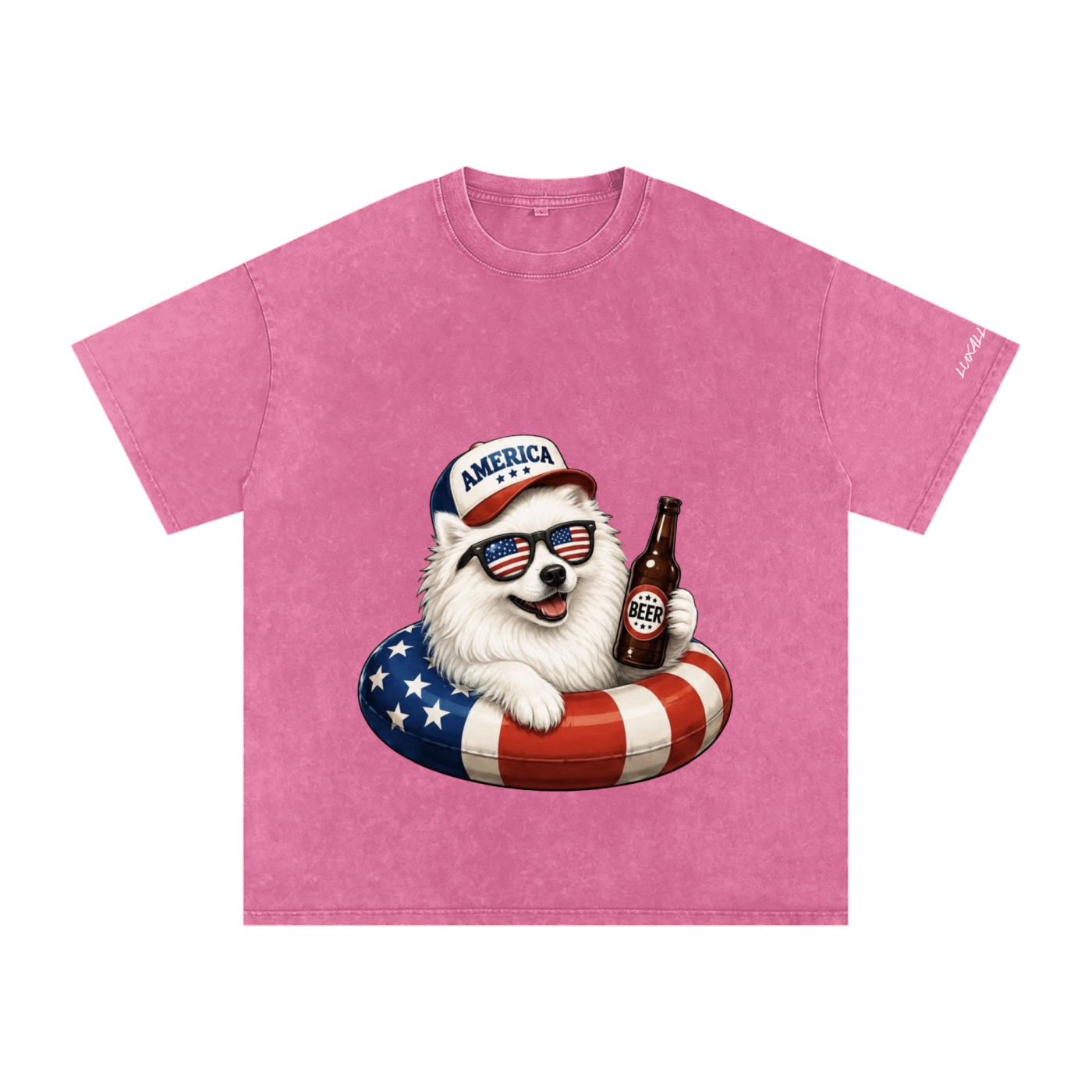 July 4th Snow Washed Oversized T-Shirt