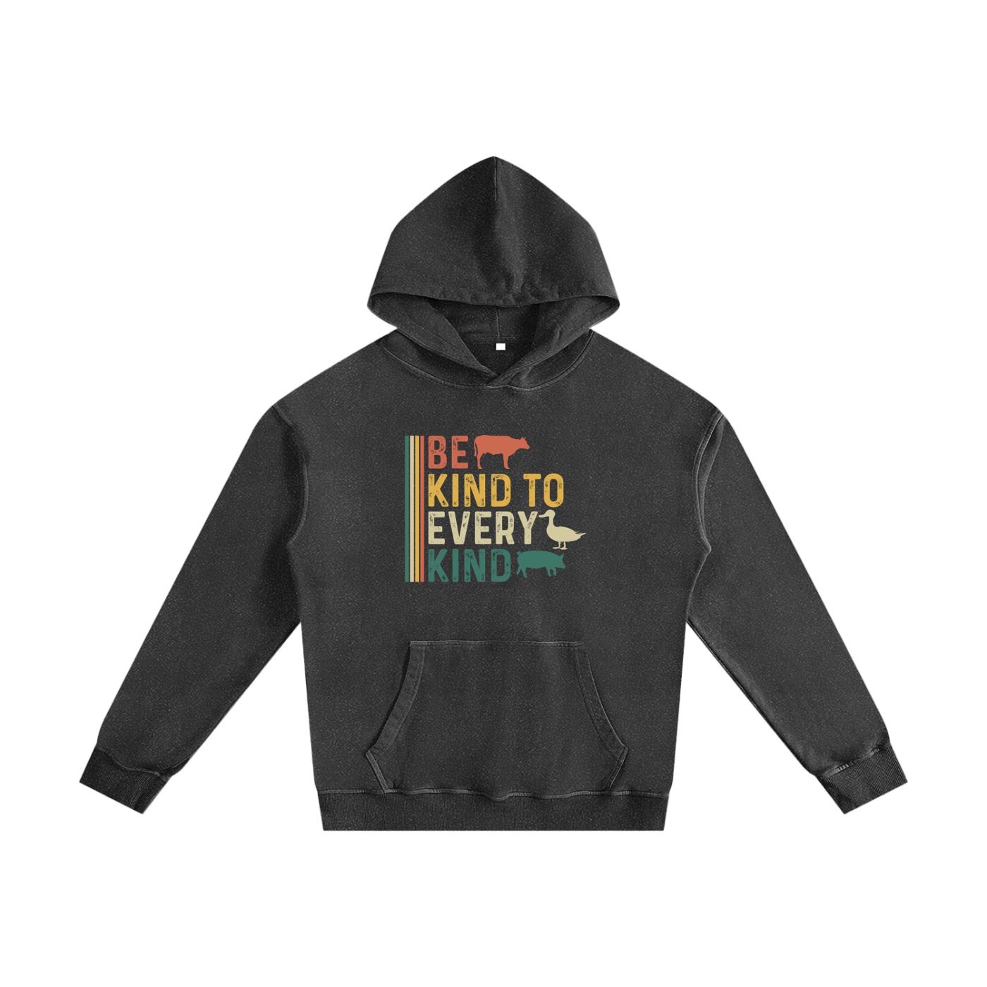 Vintage Washed Cotton Hoodie