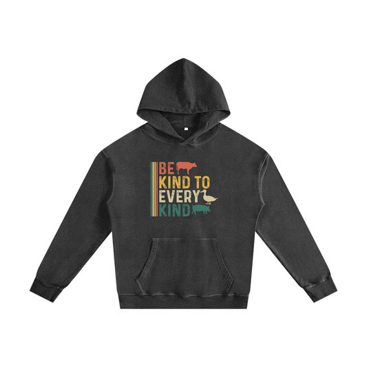 Vintage Washed Cotton Hoodie