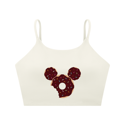 Donut Spaghetti Strap Sports Bra