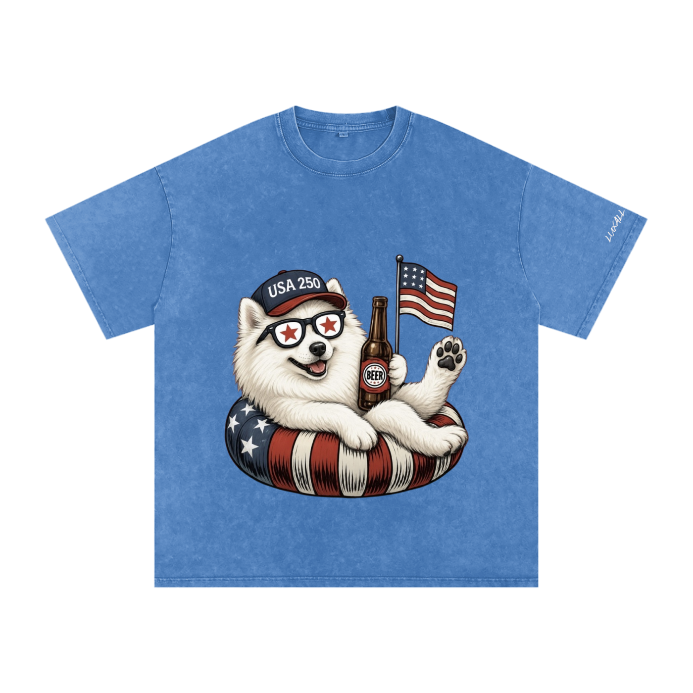 July 4th Snow Washed Oversized T-Shirt